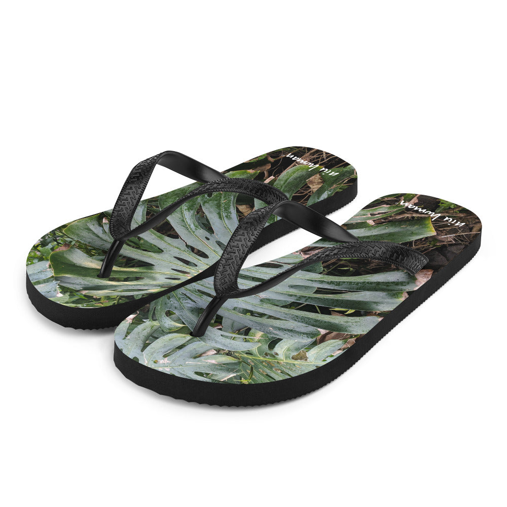 Monstera Flip-Flops