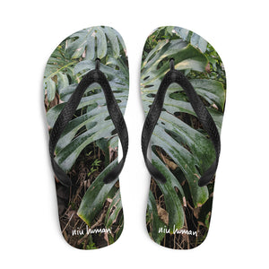 Monstera Flip-Flops