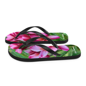 Pink Plumeria - Flip-Flops