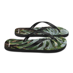 Monstera Flip-Flops