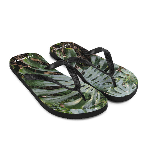 Monstera Flip-Flops