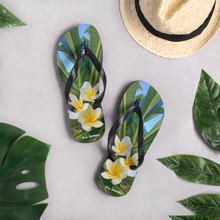 Load image into Gallery viewer, Plumeria Flip-Flops