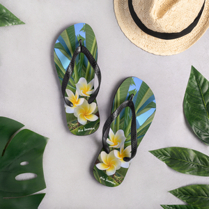 Plumeria Flip-Flops