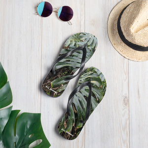 Monstera Flip-Flops