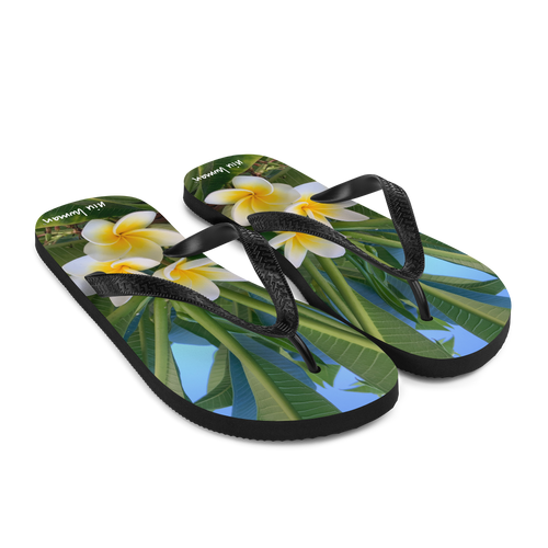 Plumeria Flip-Flops