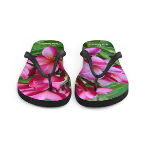 Pink Plumeria - Flip-Flops